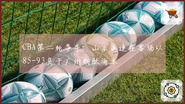 CBA第二轮争夺：山东高速在客场以85-93负于广州朗肽海本